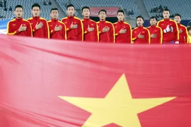U20 Việt Nam đã có màn ra mắt sân chơi World Cup tuyệt vời. (Ảnh: Minh Tiến/TTXVN)