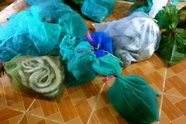 Số động vật rừng vừa phát hiện. (Ảnh: Chí Tưởng/TTXVN)