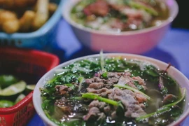 Phở, món ăn quốc hồn quốc túy của Việt Nam. (Ảnh: Lê Minh Sơn/Vietnam+)