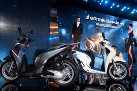 Honda ra mắt SH mới. (Ảnh: Văn Xuyên/TTXVN)
