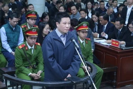 Bị cáo Hà Văn Thắm tại phiên xét xử. (Ảnh: Phạm Kiên/TTXVN)