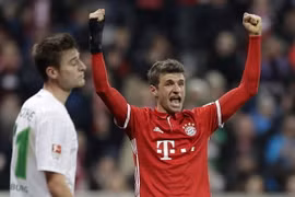 Mueller ghi bàn cho Bayern. (Nguồn: AP)