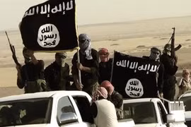 Lực lượng phiến quân IS ở Syria. (Nguồn: AP)