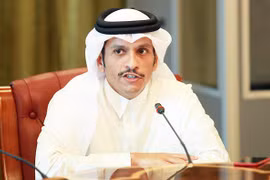 Ngoại trưởng Qatar Mohammed bin Abdulrahman al-Thani. (Nguồn: Reuters)