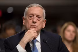 Bộ trưởng Quốc phòng Mỹ James Mattis. (Nguồn: AP)