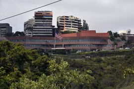 Đại sứ quán Mỹ tại Caracas. (Nguồn: Washington Post)