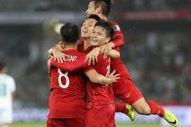 Tuyển Việt Nam liệu có làm nên điều kỳ diệu? (Ảnh: Hoàng Linh/TTXVN)