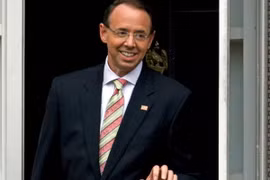 Thứ trưởng Tư pháp Mỹ Rod Rosenstein. (Nguồn: AP)