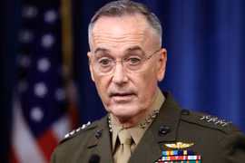Chủ tịch Hội đồng Tham mưu trưởng liên quân Mỹ Joseph Dunford. (Nguồn: AP)