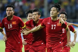 U23 Việt Nam thắng đậm U23 Malaysia. (Ảnh: Quốc Khánh/TTXVN)