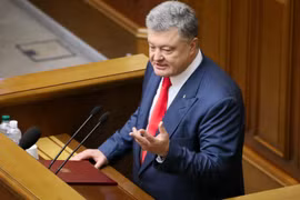 Tổng thống Ukraine Petro Poroshenko. (Nguồn: kyivpost)