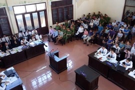 Toàn cảnh phiên xét xử. (Ảnh: Vũ Thị Hà/TTXVN)