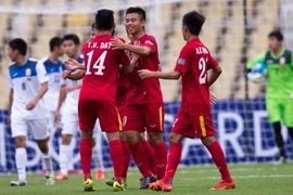 U16 Việt Nam đã đánh bại U16 Kyrgyzstan để vào tứ kết. (Nguồn: AFC)