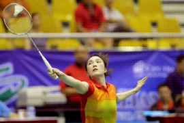 Vũ Thị Trang đánh bại tay vợt Indonesia.