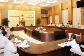 Quang cảnh phiên họp của Ủy ban Tư pháp. (Ảnh: Phương Hoa/TTXVN)