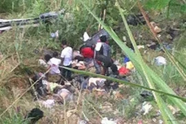 Hiện trường vụ tai nạn. (Nguồn: rappler.com)