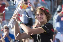 Alexander Zverev vô địch Rogers Cup 2017. (Nguồn: AP)