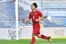 Công Phượng lập cú đúp vào lưới U23 Thái Lan.