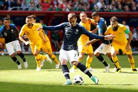 Griezmann ghi bàn thắng sau khi nhờ sự hỗ trợ của công nghệ VAR. (Nguồn: Getty Images)