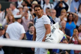 Nadal chia tay Wimbledon 2017 trong tiếc nuối. (Nguồn: AP)