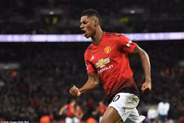 Marcus Rashford mang chiến thắng về cho Manchester United. (Nguồn: Daily Mail)