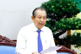 Phó Thủ tướng Thường trực Trương Hòa Bình. (Ảnh: An Đăng/TTXVN)