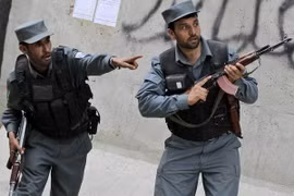 Lực lượng cảnh sát Afghanistan. (Nguồn: AP)