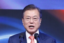 Tổng thống Hàn Quốc Moon Jae-in. (Nguồn: Yonhap/TTXVN)