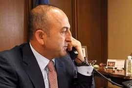 Ngoại trưởng Thổ Nhĩ Kỳ Cavusoglu đã có cuộc điện đàm với người đồng cấp Mỹ. (Nguồn: Trend.Az)