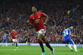 Marcus Rashford góp công giúp M.U đánh bại Chelsea. (Nguồn: Daily Mail)