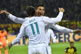 Ronaldo và Bale mang chiến thắng về cho Real Madrid. (Nguồn: AP)