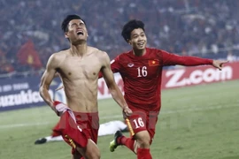 Tuyển Việt Nam sẽ quyết giành vé dự VCK Asian Cup 2019. (Ảnh: Minh Chiến/Vietnam+)