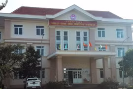 Trụ sở Ủy ban Nhân dân xã Nhân Cơ.