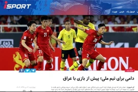 Tuyền thông Iran ca ngợi tuyển Việt Nam. (Ảnh chụp màn hình)