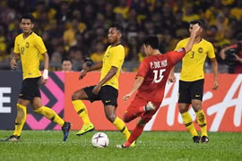 Việt Nam quyết đấu Malaysia tranh ngôi vương AFF Suzuki Cup 2018. (Ảnh: Hoàng Linh/TTXVN)