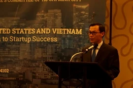 Ông Lương Thanh Nghị, Phó Chủ nhiệm Uỷ ban về người Việt Nam ở nước ngoài phát biểu khai mạc diễn đàn. (Ảnh: Hoàng Anh Tuấn/TTXVN)