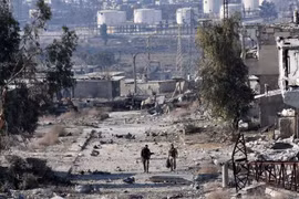 Hình ảnh tan hoang tại Syria. (Nguồn: AFP/Getty Images)