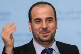 Trưởng đoàn đàm phán của phe đối lập Syria Nasr al-Hariri. (Nguồn: AP)