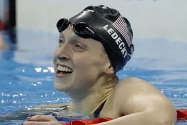 Katie Ledecky đã có 3 HCV và 1 HCB cho đoàn thể thao Mỹ. (Nguồn: AP)