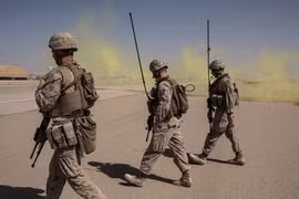 Quân đội Mỹ ở Afghanistan. (Nguồn: Getty Images)