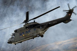 Máy bay trực thăng của Thổ Nhĩ Kỳ. (Nguồn: Daily Express)