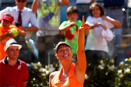 Sharapova giành chiến thắng ở trận ra quân tại Rome, và giành vé dự vòng loại Wimbledon 2018. (Nguồn: Reuters)