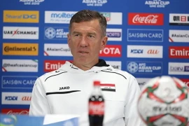 Huấn luyện viên Srecko Katanec của Iraq. (Ảnh: Hoàng Linh/TTXVN)