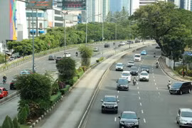 Đường phố thủ đô Jakarta của Indonesia. (Ảnh: Đỗ Quyên/Vnp)