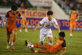 Công Phượng lập công giúp U21 HAGL vào bán kết. (Nguồn: tuoitre)