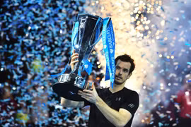 Murray lần đầu tiên đăng quang ATP World Tour Finals. (Nguồn: Getty Images)