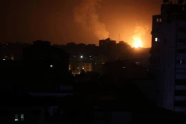 Hình ảnh 1 vụ tấn công của không quân Israel nhằm vào Hamas. (Nguồn: ynetnews)