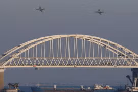 Cầu Crimea. (Nguồn: Reuters)