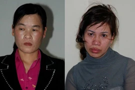 Hai đối tượng bị đề nghị truy tố. (Ảnh: Minh Tâm/Vietnam+)