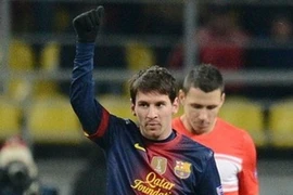 Messi chỉ còn kém huyền thoại Gerd Muller 5 bàn. (Nguồn: AFP/Getty Images)